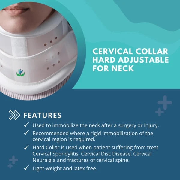 Health Healing Cervical Collar Hard Adjustable For Neck - Image 3