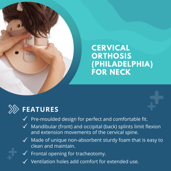 Health Healing Cervical Orthosis (Philadelphia) for Neck - Image 3
