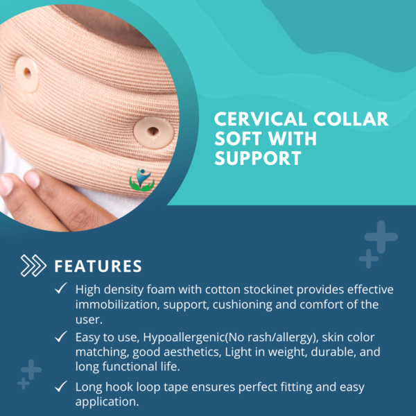 Health Healing Cervical Collar Soft with Support - Image 3